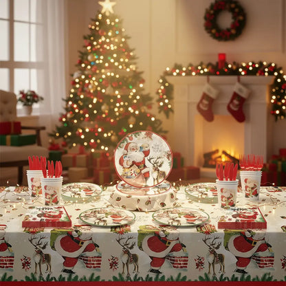2025 Christmas Party Tableware