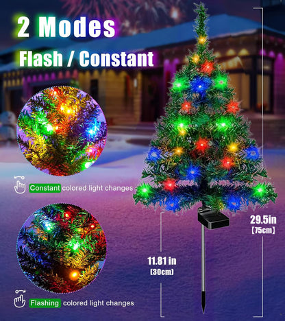 Outdoor Solar Christmas Tree Lights